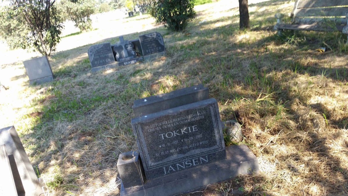 JANSEN Tokkie 1923-2002