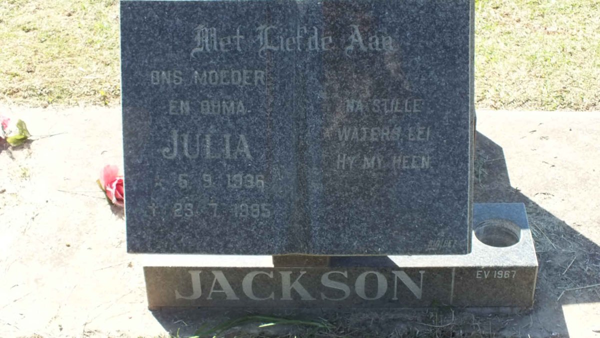 JACKSON Julia 1936-1995