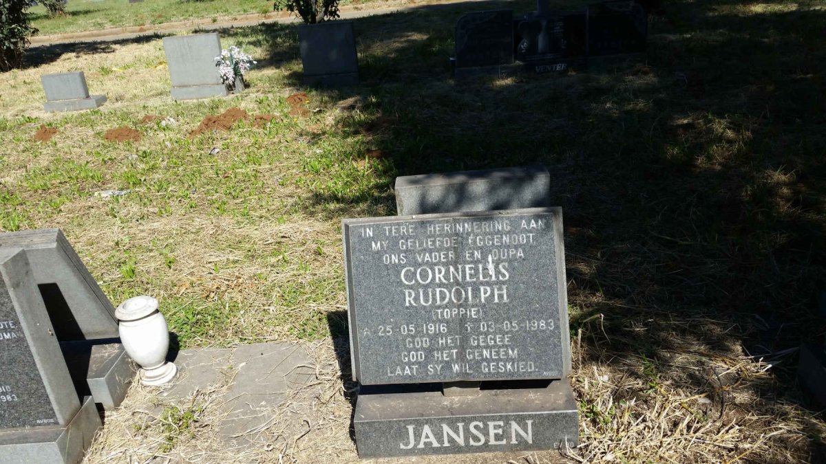 JANSEN Cornelis Rudolph 1916-1983