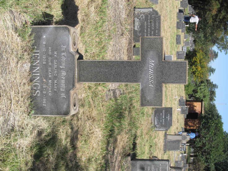 JENNINGS Merissa 1926-1962