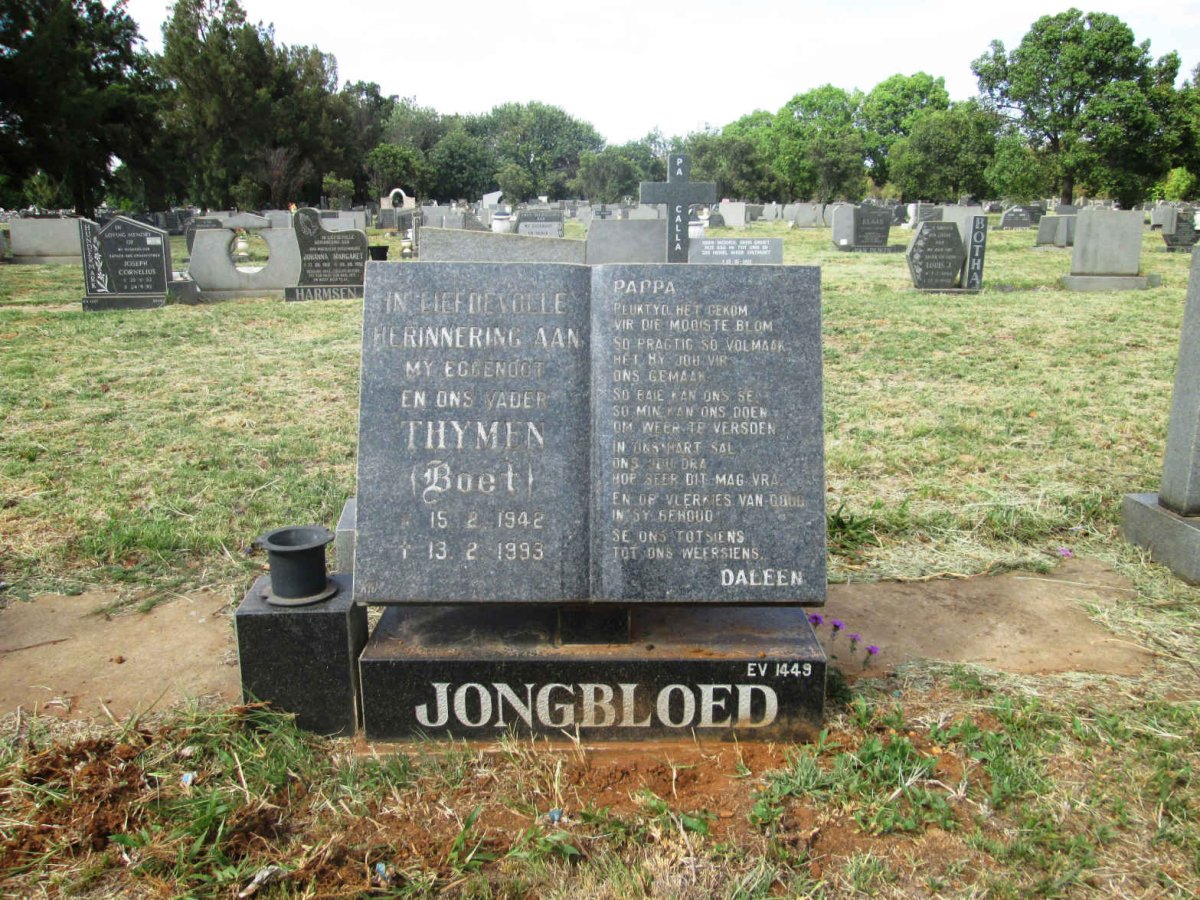 JONGBLOED Thymen 1942-1993