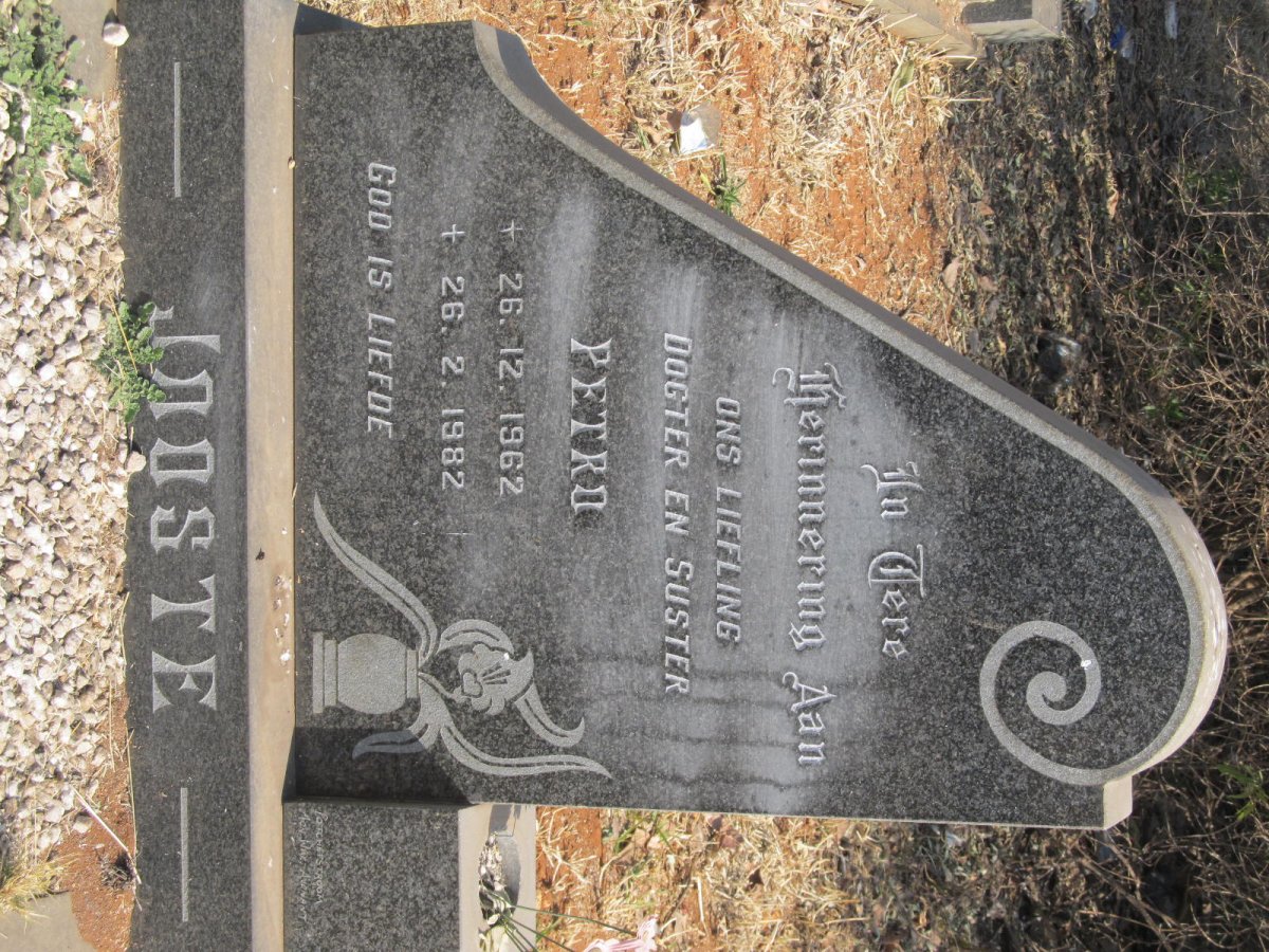JOOSTE Petro 1962-1982