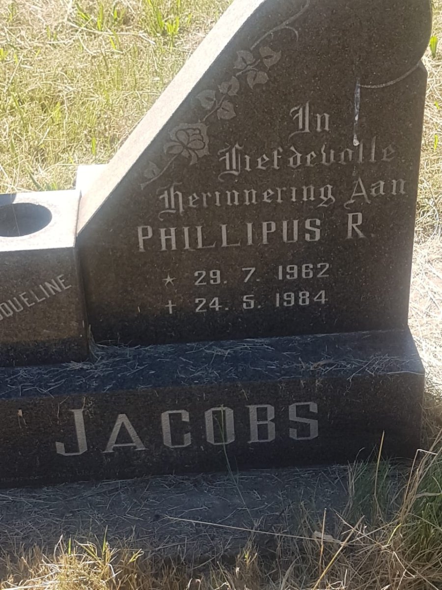 JACOBS Phillipus R. 1962-1984