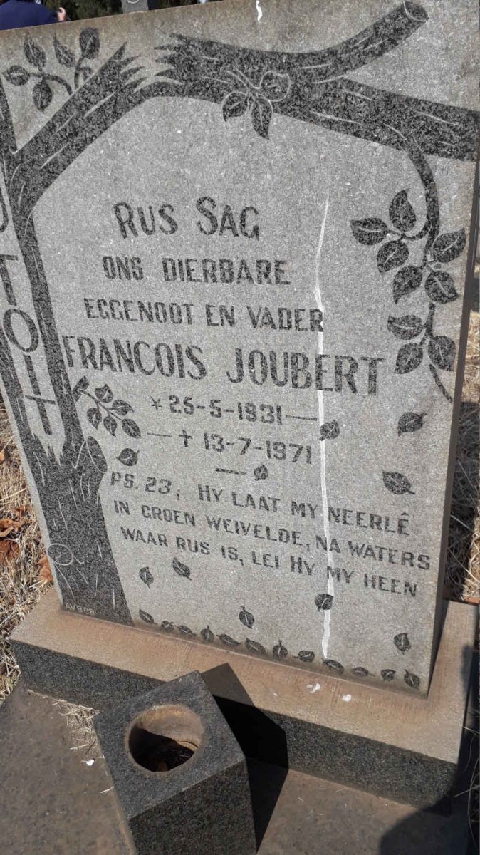 JOUBERT Francois 1931-1971