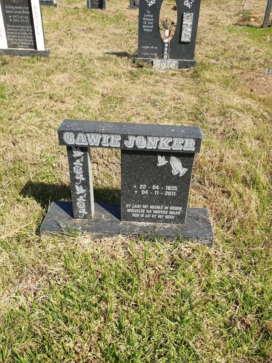 JONKER Gawie 1935-2011