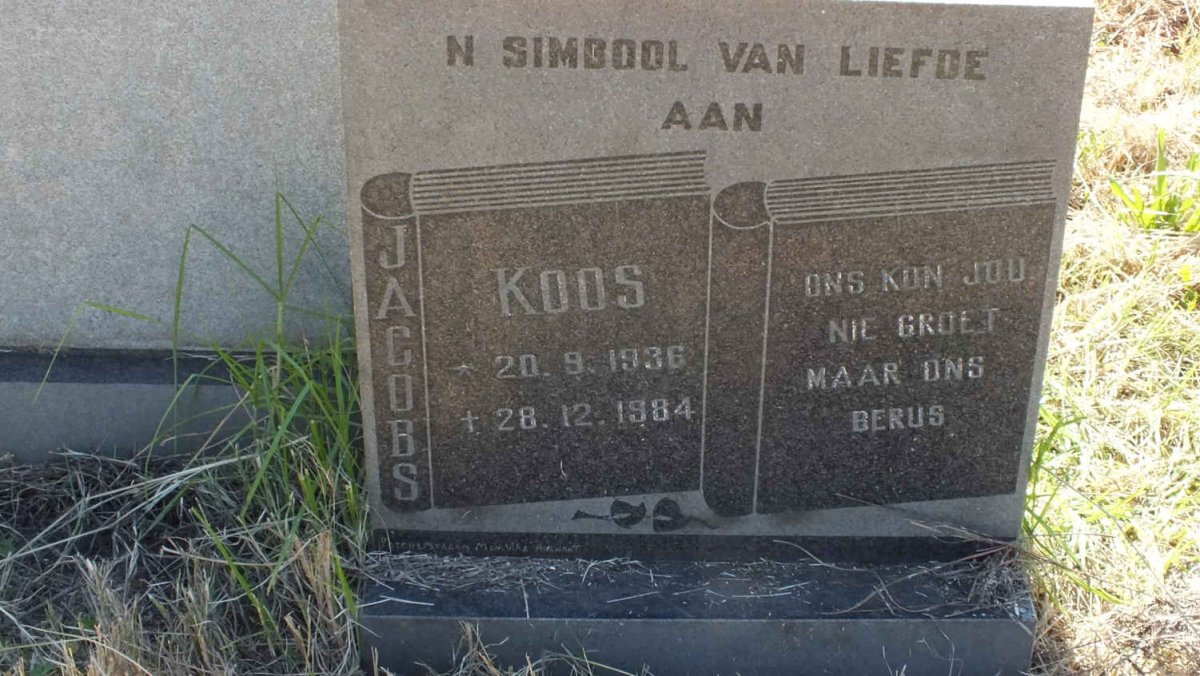 JACOBS Koos 1936-1984