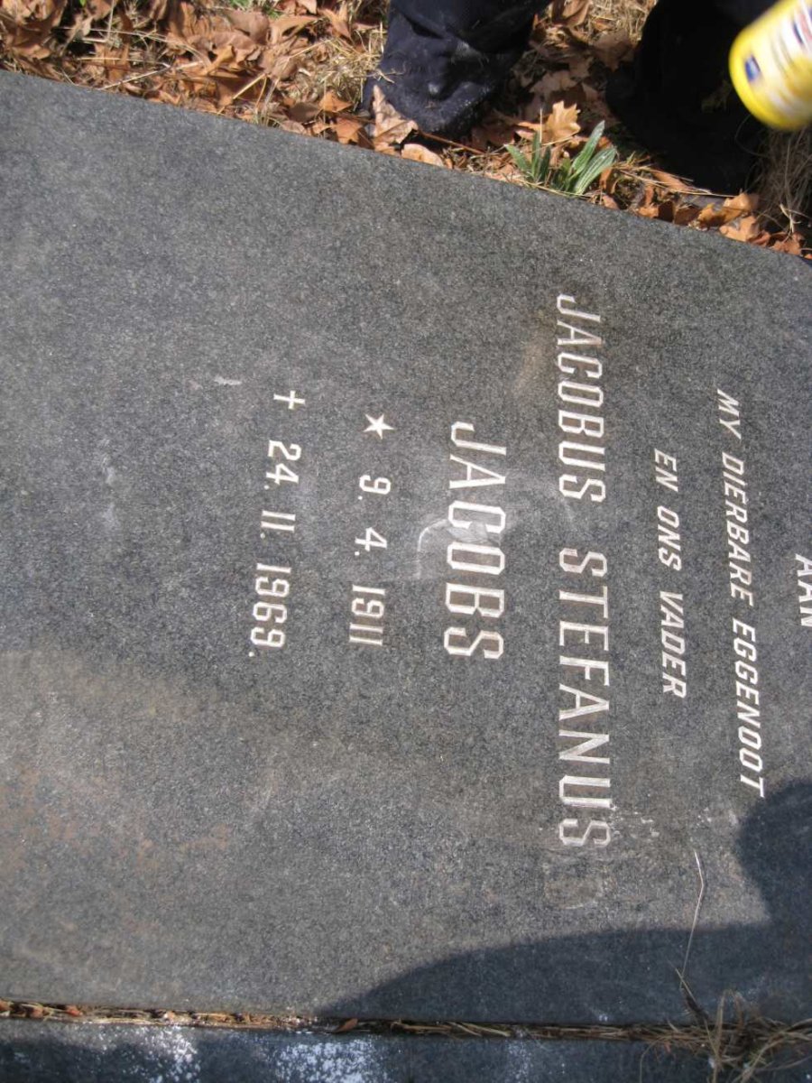 JACOBS Jacobus Stefanus 1911-1969