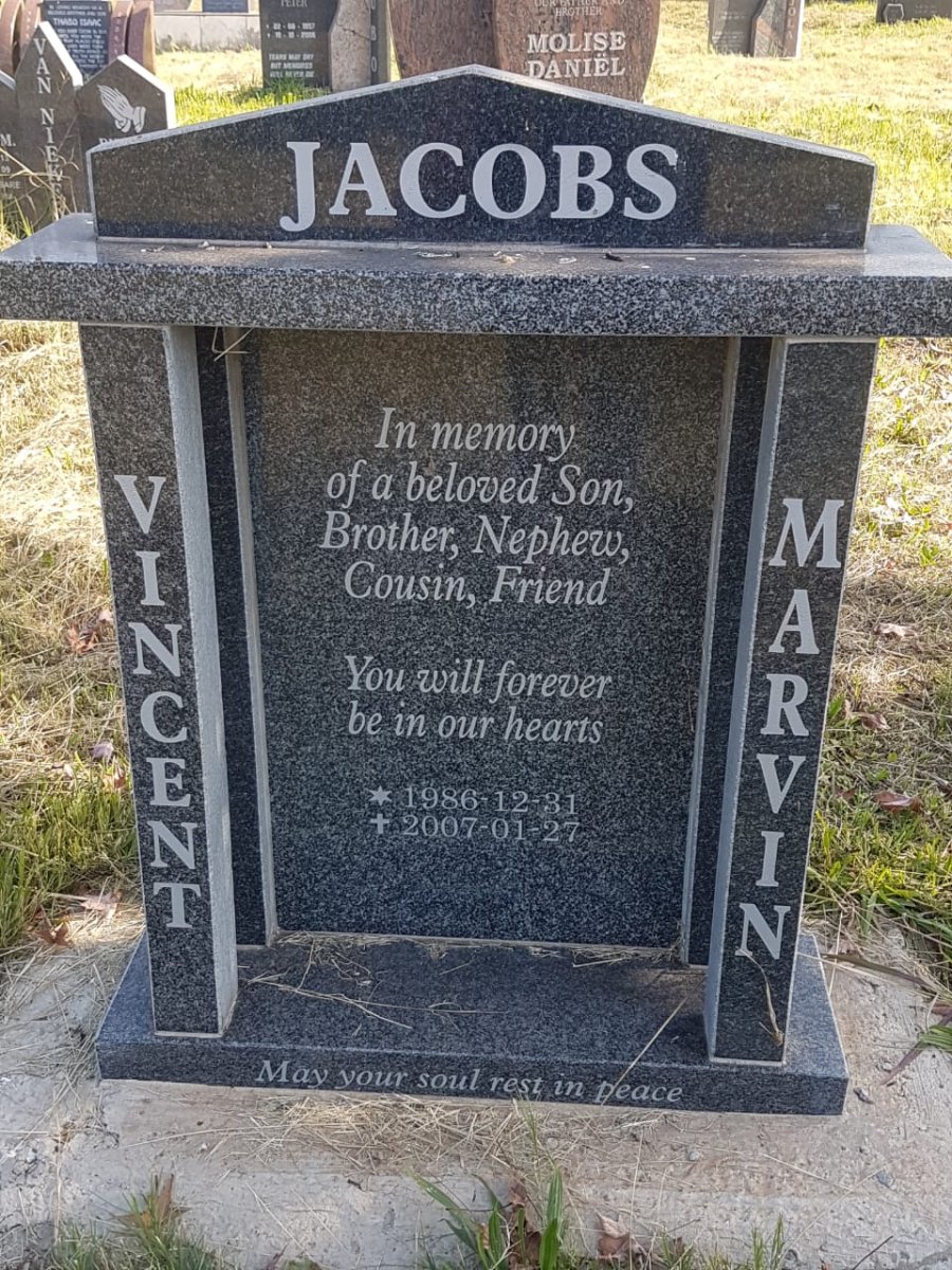 JACOBS Vincent Marvin 1986-2007