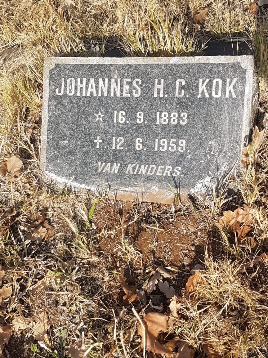 KOK Johannes H.C. 1883-1959