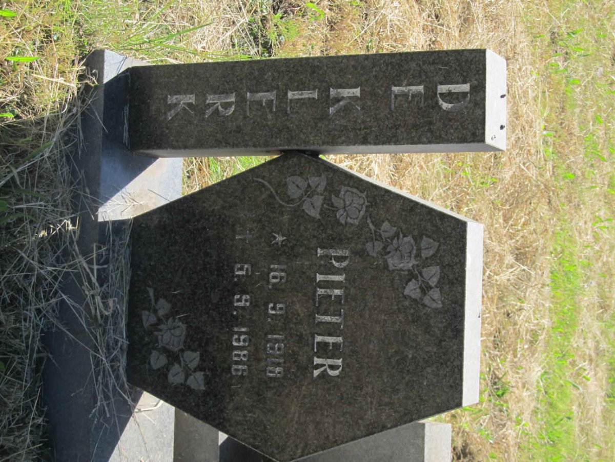 KLERK Pieter, de  1918-1986