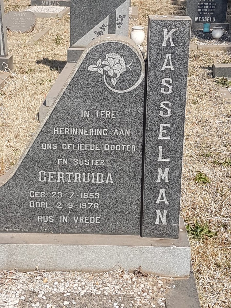 KASSELMAN Gertruida 1953-1976
