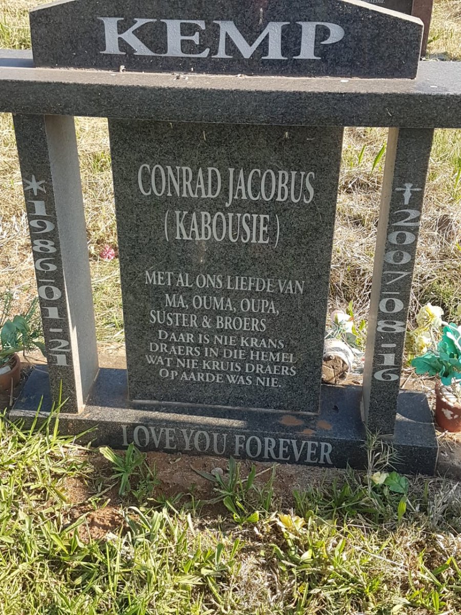 KEMP Conrad Jacobus 1986-2007