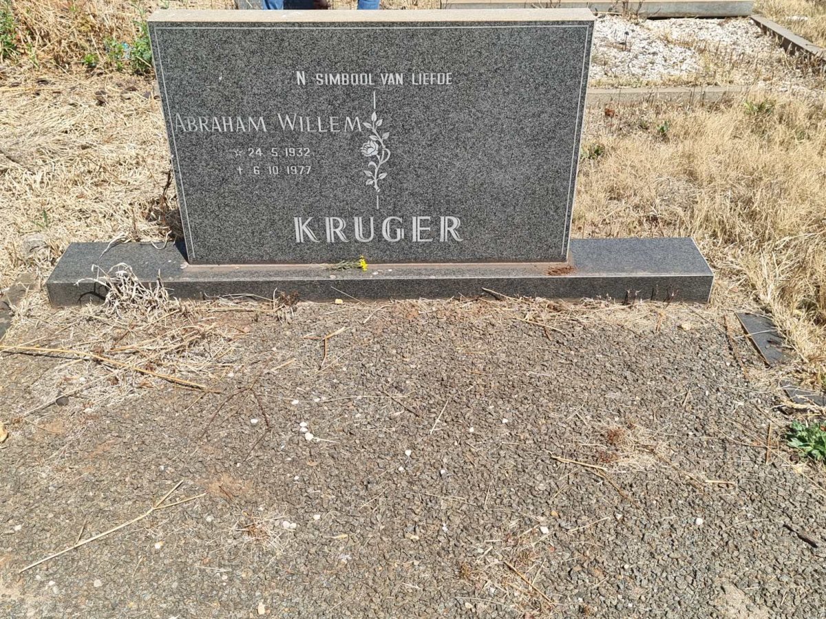KRUGER Abraham Willem 1932-1977