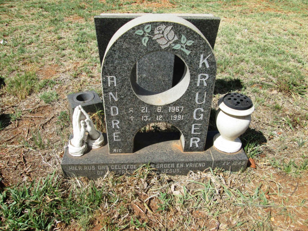 KRUGER André 1967-1991