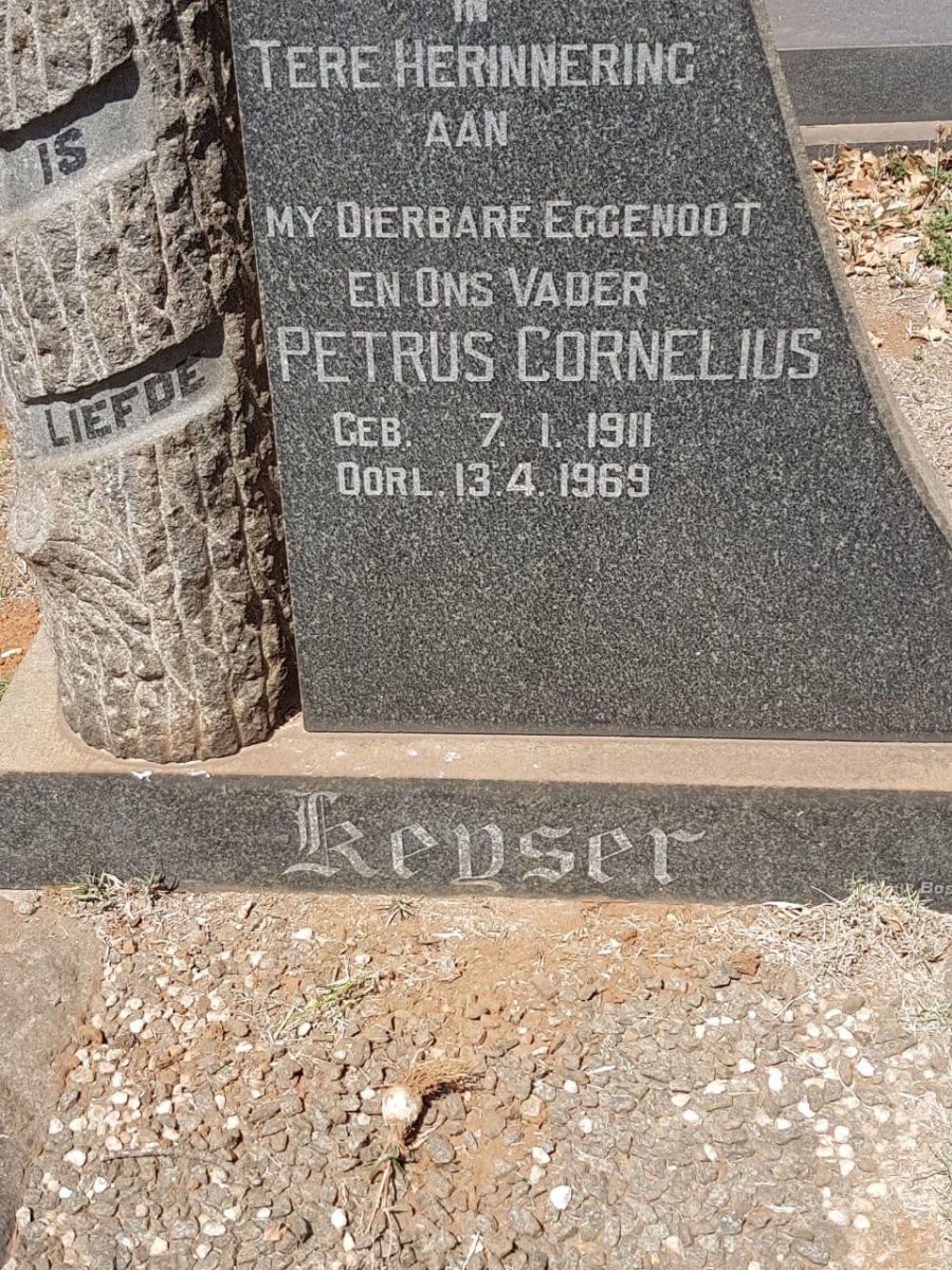 KEYSER Petrus Cornelius 1911-1969