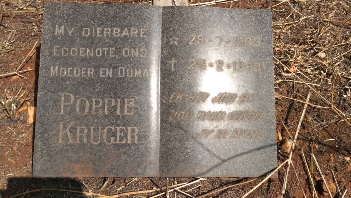 KRUGER Poppie 1933-1983