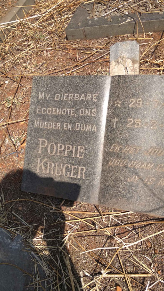 KRUGER Poppie 1933-1983