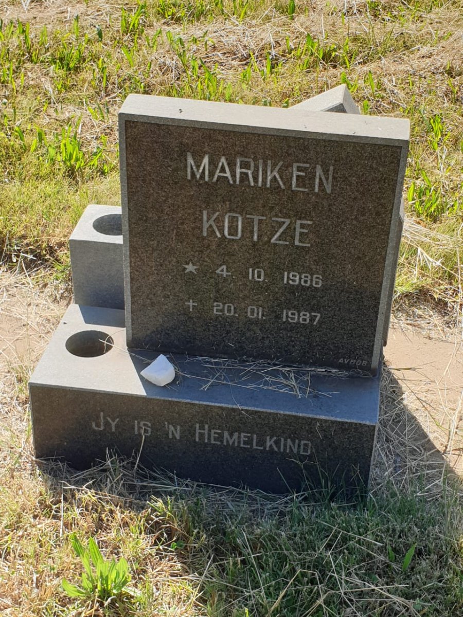 KOTZE Mariken 1986-1987