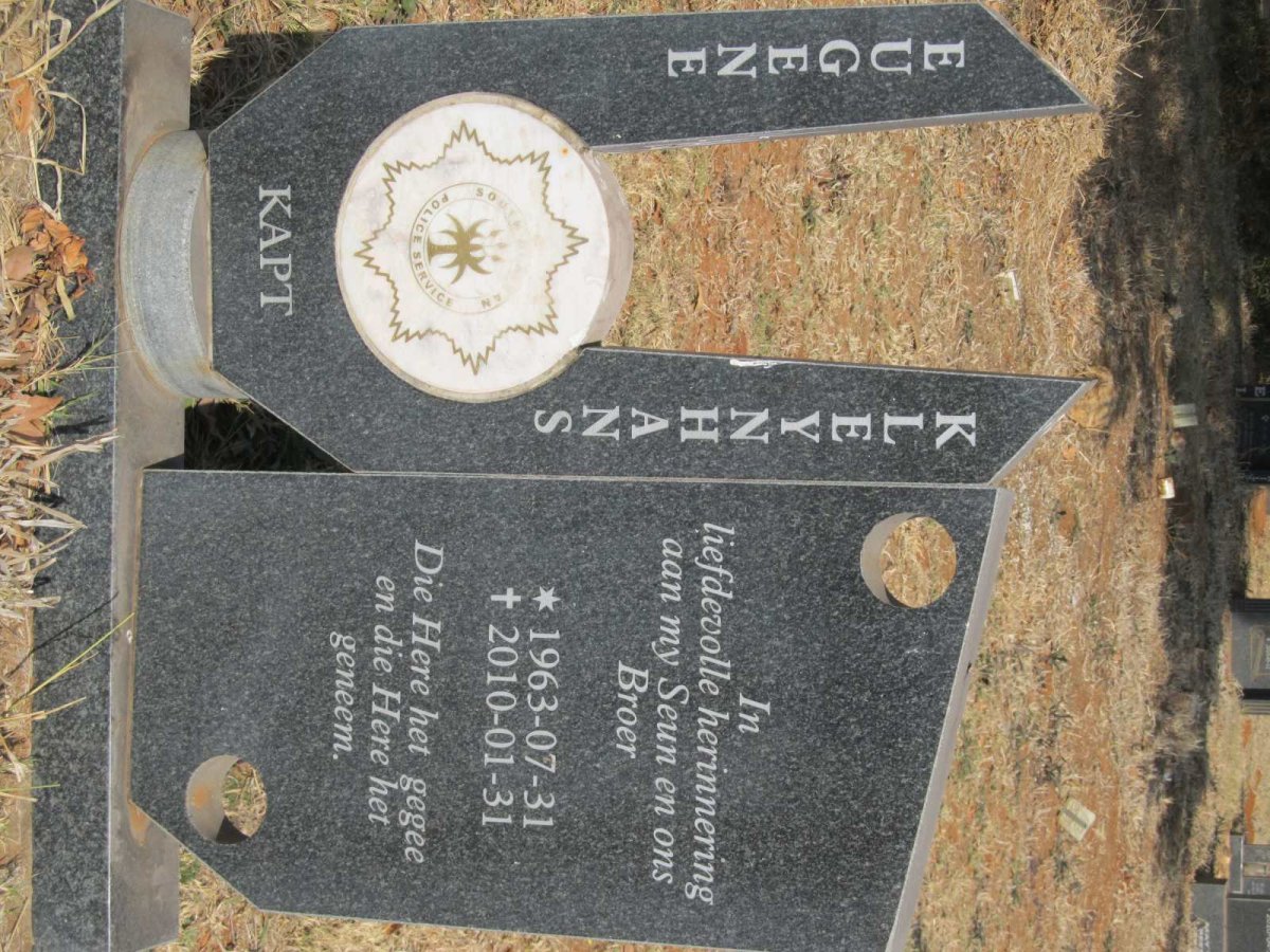 KLEYNHANS Eugene 1963-2010