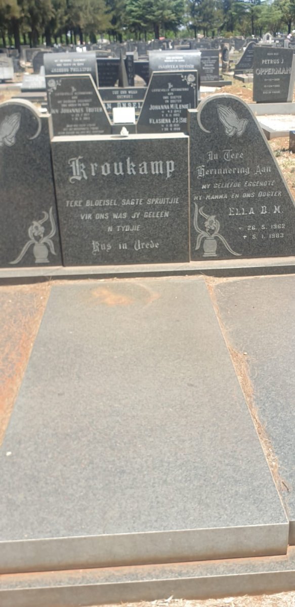 KROUKAMP Ella D.M. 1962-1983