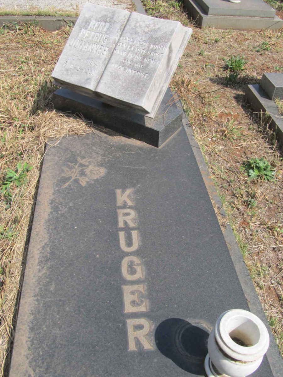 KRUGER Gert Petrus Johannes 1943-1983 _1