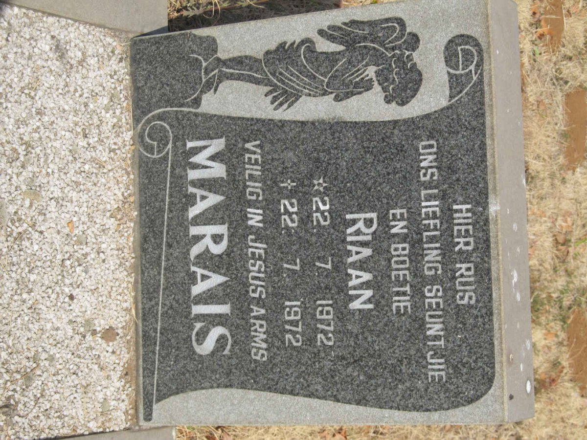 MARAIS Riaan 1972-1972