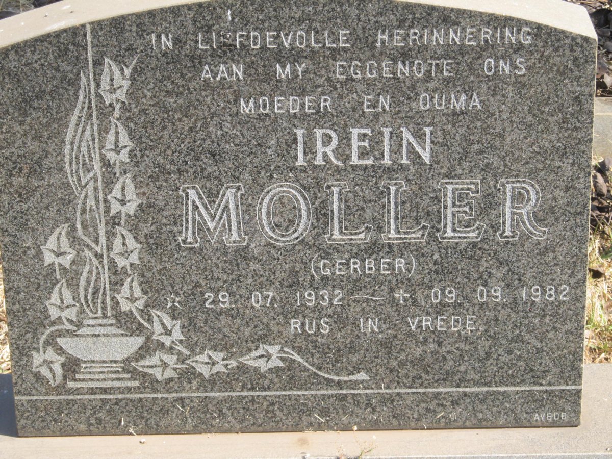 MOLLER Irein nee GERBER 1932-1982
