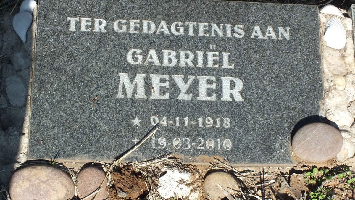 MEYER Gabriël 1918-2010