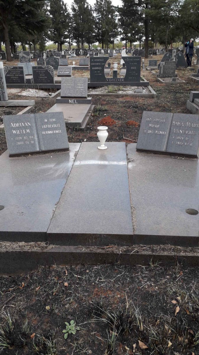 MATTHYSEN Adriaan Willem 1928-2000 &amp; Anna Maria 1928-1985