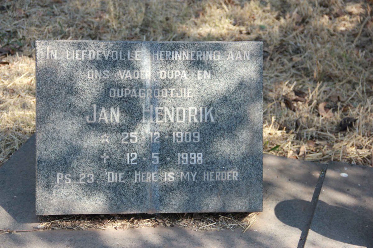 MULLER Jan Hendrik 1909-1998 &amp; Maria Jacoba DU PLESSIS 1916-1987