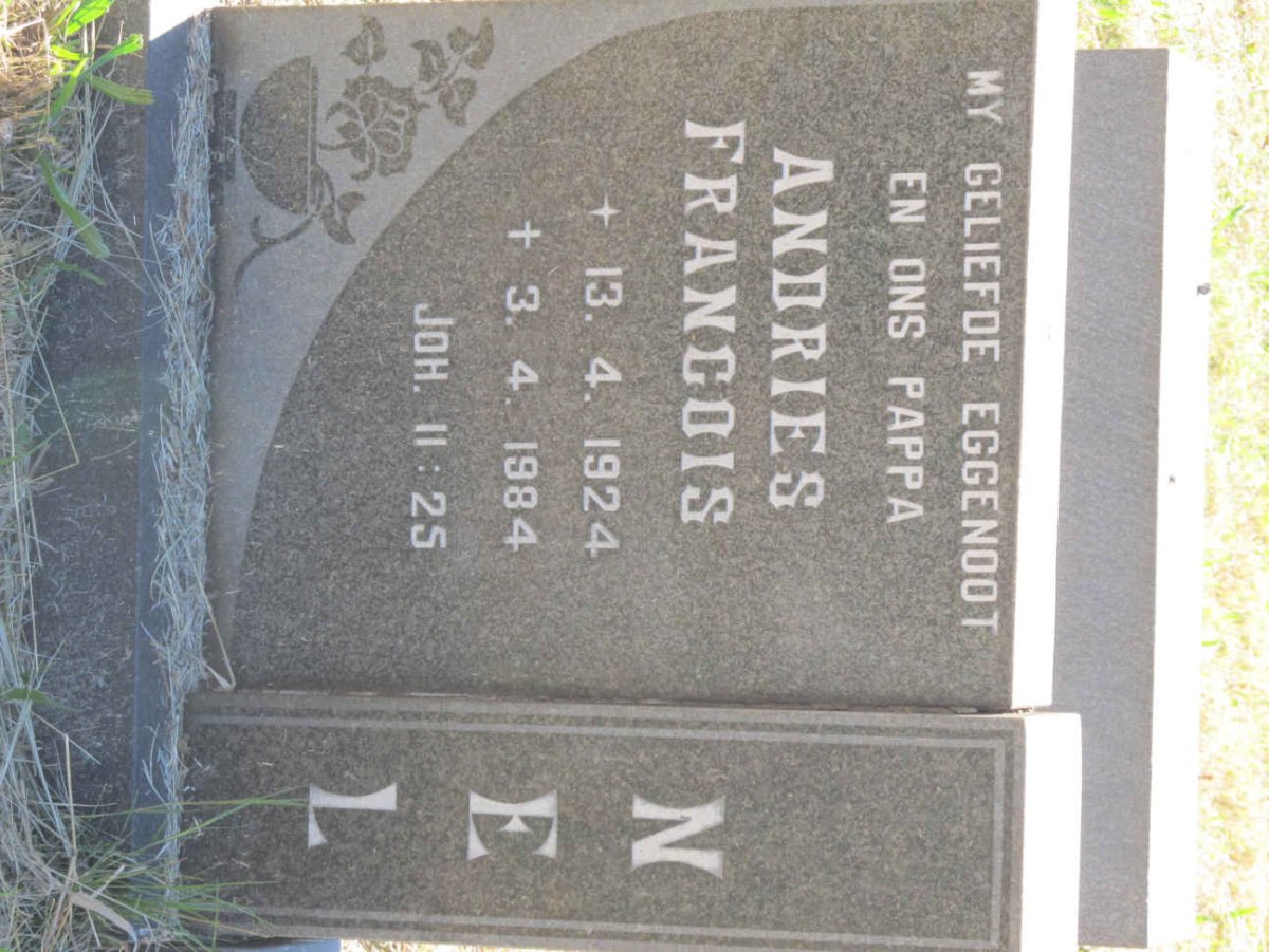 NEL Andries Francois 1924-1984