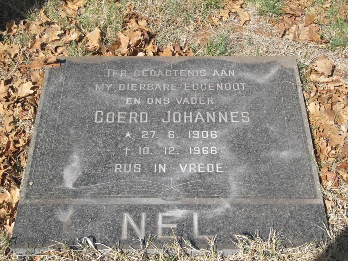 NEL Coerd Johannes 1906-1966