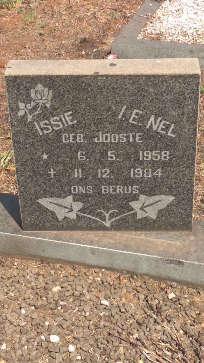 NEL I.E. nee JOOSTE 1958-1984