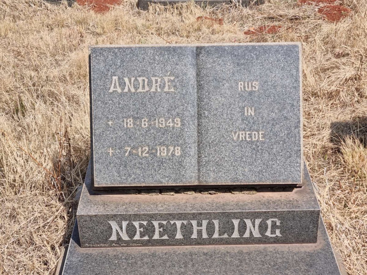NEETHLING André 1949-1978