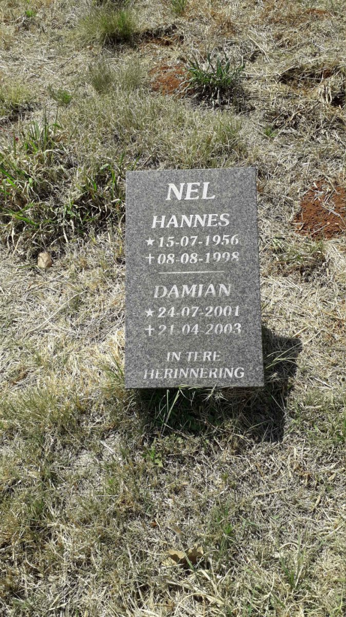 NEL Hannes 1956-1998 :: NEL Damian 2001-2003