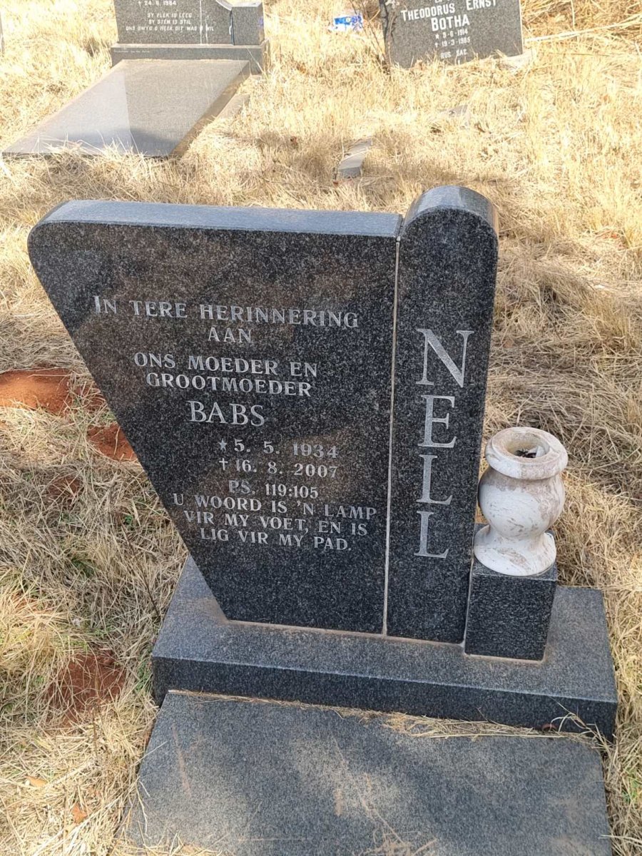 NELL Babs 1934-2007