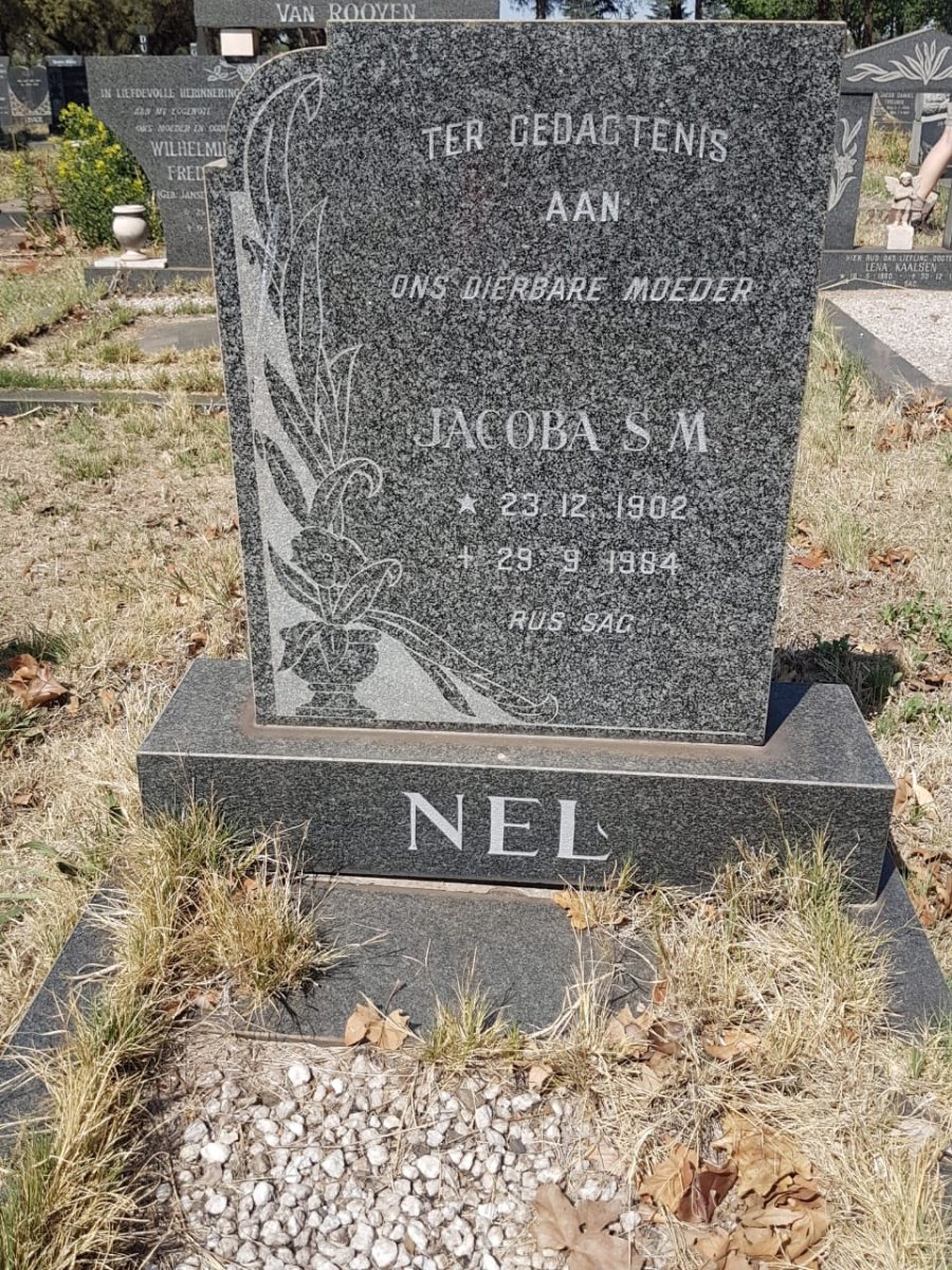 NEL Jacoba S.M. 1902-1984