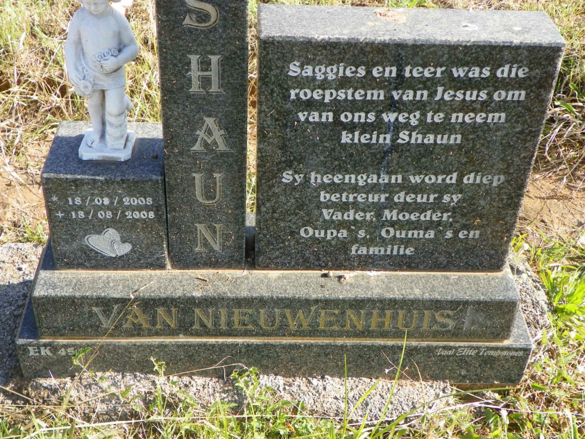 NIEUWENHUIS Shaun, van 2008-2008