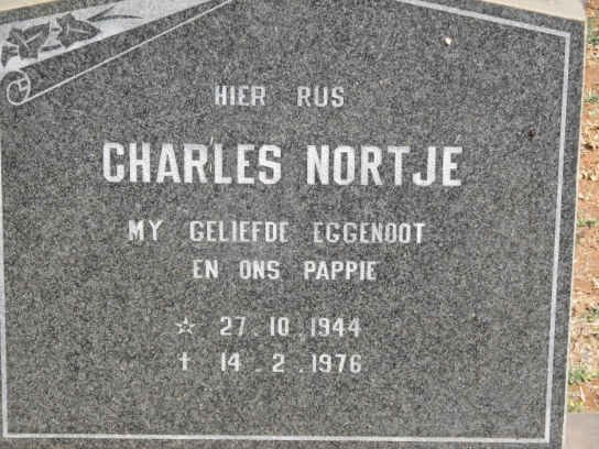 NORTJE Charles 1944-1976
