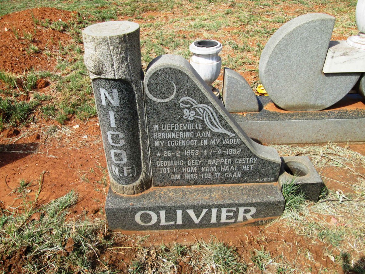 OLIVIER Nico N.F. 1953-1992