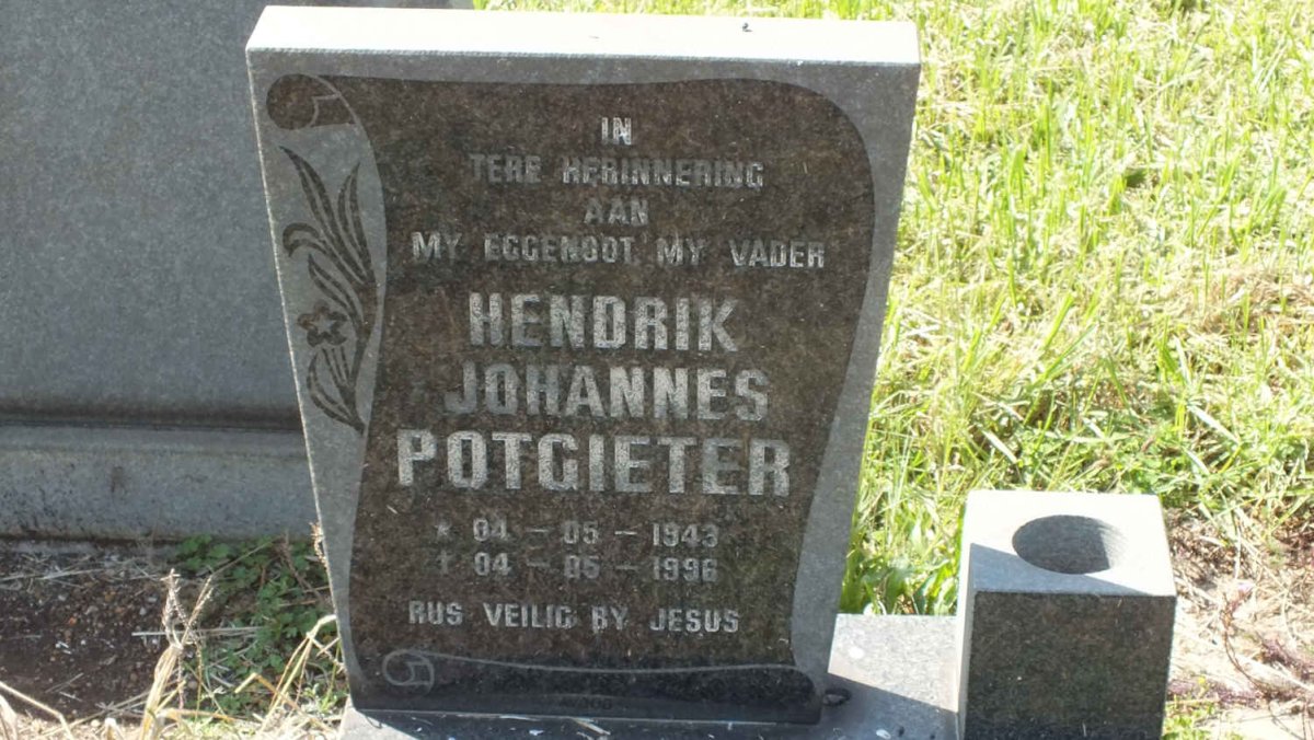 POTGIETER Hendrik Johannes 1943-1996