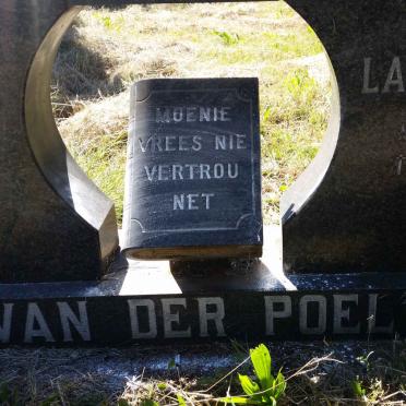 POEL Lambertus, van der 1920-1983
