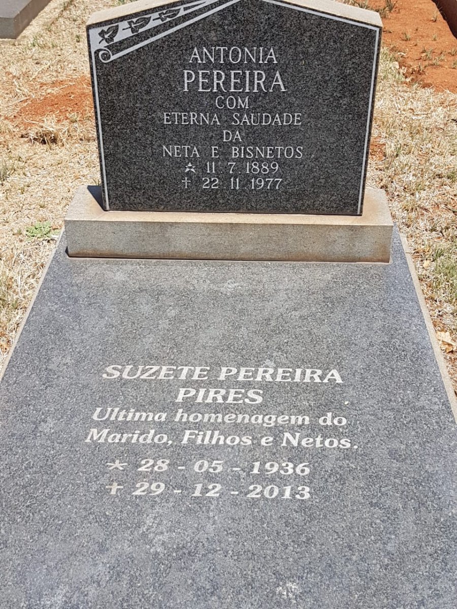 PEREIRA Antonia 1889-1977 :: PIRES Suzete Pereira 1936-2013