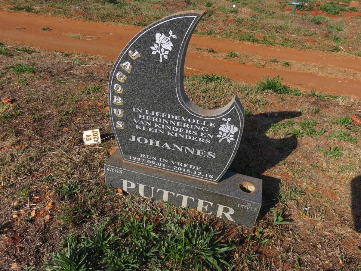 PUTTER Johannes 1957-2015