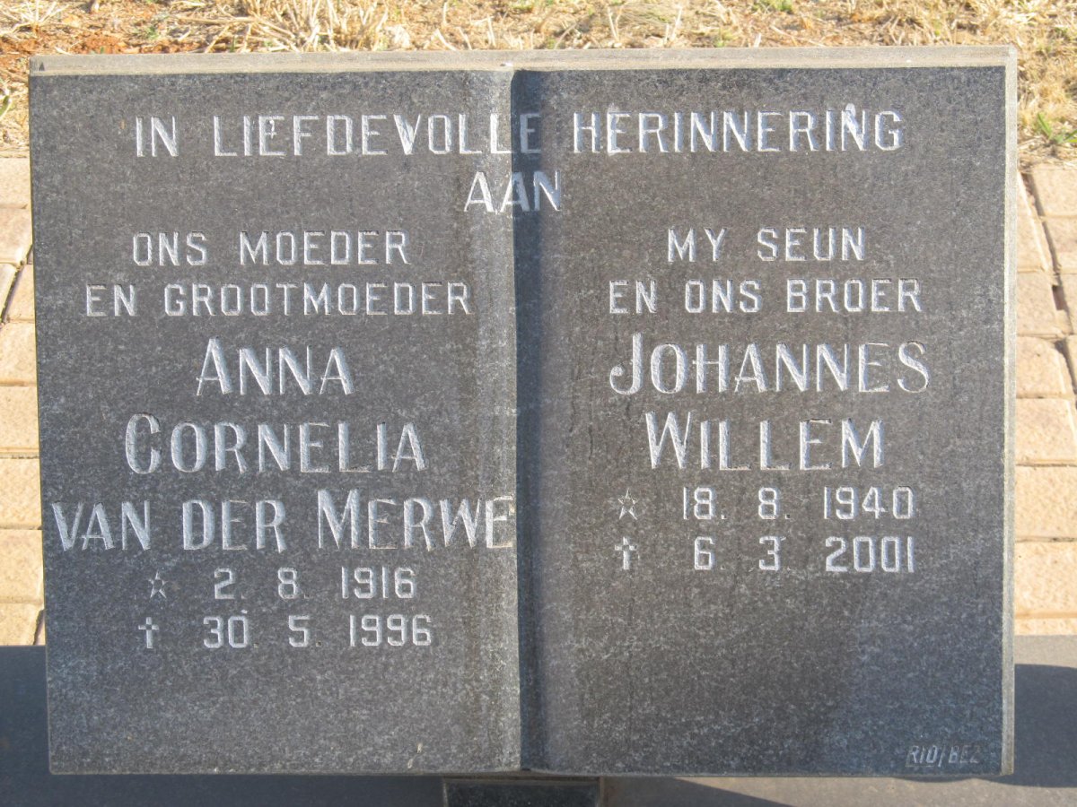 PLESSIS, du  :: VAN DER MERWE_3