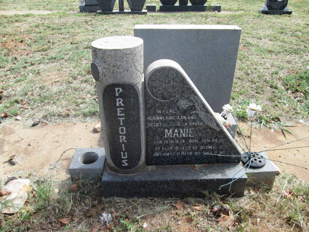 PRETORIUS Manie 1970-1991