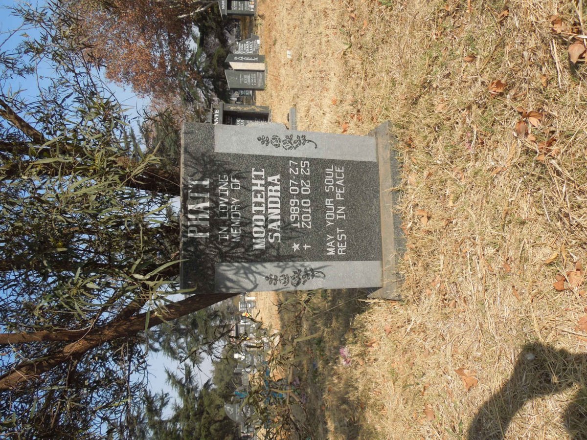 PHATI Modiehi Sandra 1989-2010