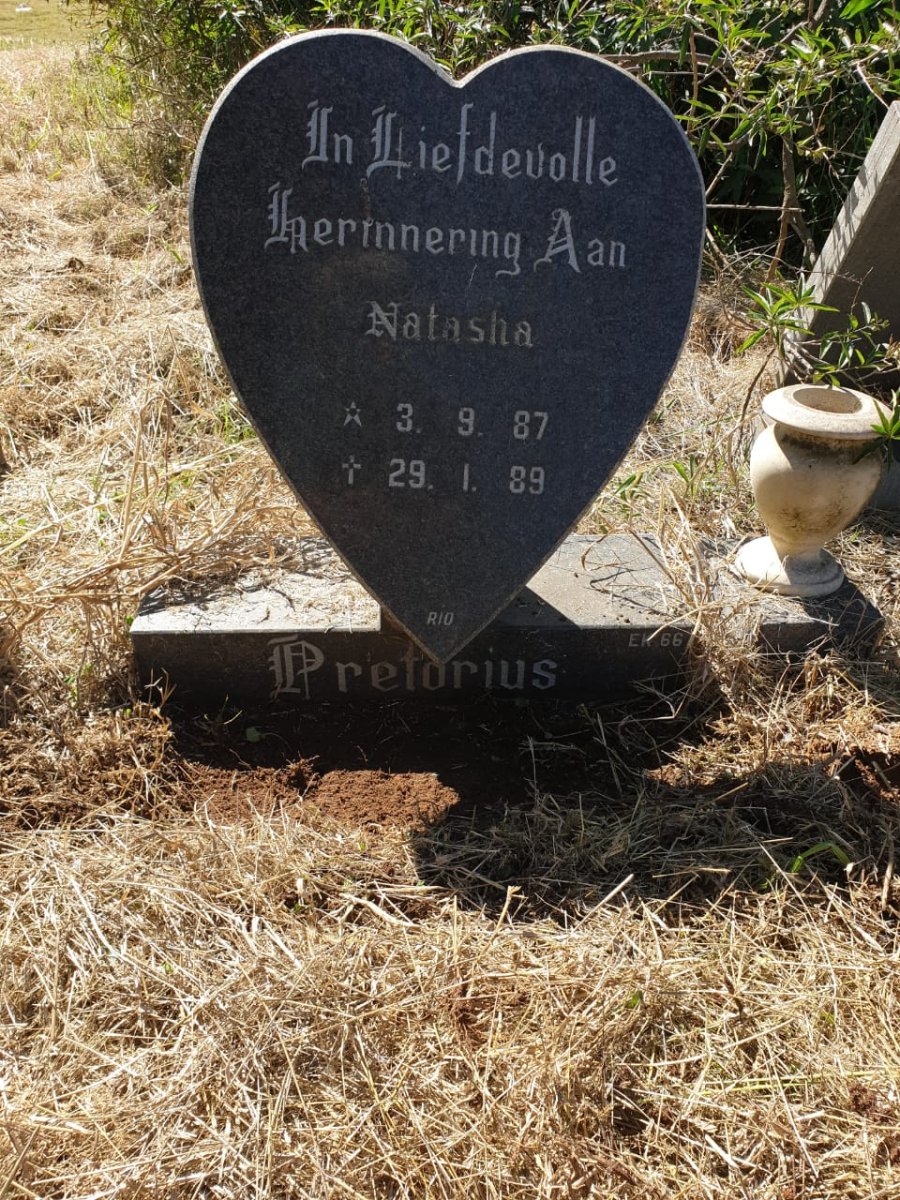PRETORIUS Natasha 1987-1989