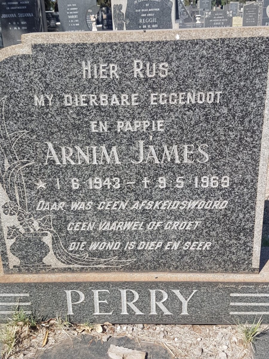 PERRY Arnim James 1943-1969