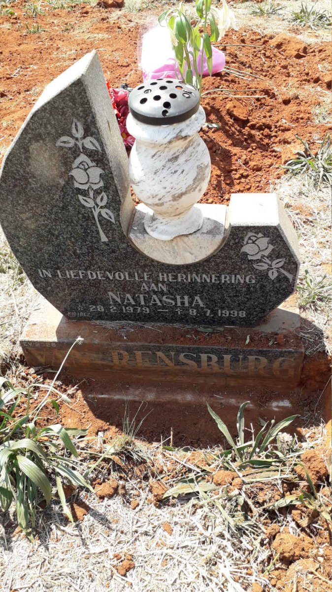 RENSBURG Natasha, van 1979-1998